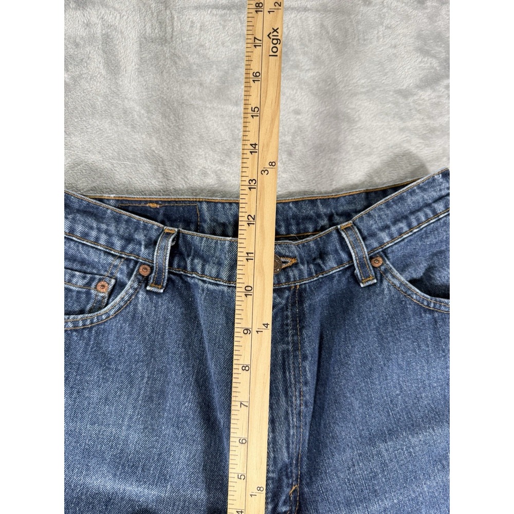 Levis 550 Jeans Women's 14 Reg Relaxed Fit Tapered Leg Vintage 90's Made In USA - Picture 7 of 14